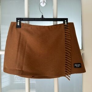 Prada Cashmere miniskirt